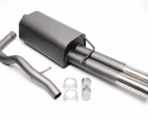 TA Technix sports rear silencer for VW Bora, Bora Variant (1J) 1998-2005