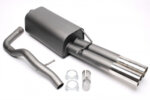 TA Technix sports rear silencer for VW Bora, Bora Variant (1J) 1998-2005