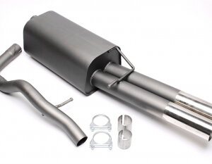 TA Technix sports rear silencer for VW Bora, Bora Variant (1J) 1998-2005