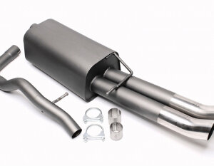 TA Technix sports rear silencer for VW Bora, Bora Variant (1J) 1998-2005