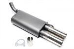 TA Technix sports rear silencer for Opel Corsa B (S93) 1993-2000