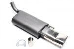 TA Technix sports rear silencer for Opel Corsa B (S93) 1993-2000
