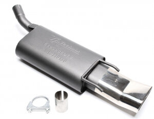 TA Technix sports rear silencer for Opel Corsa B (S93) 1993-2000
