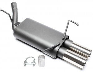 TA Technix sports rear silencer for Opel Corsa C (X01) 2000-2009