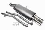 TA Technix sports rear silencer for BMW 3er Limousine, 3er Touring, 3er Cabriolet (E30) 1985-1993