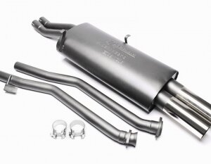 TA Technix sports rear silencer for BMW 3er Limousine, 3er Touring, 3er Cabriolet (E30) 1985-1993