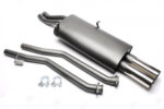 TA Technix sports rear silencer for BMW 3er Limousine, 3er Touring, 3er Cabriolet (E30) 1985-1991