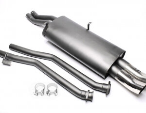 TA Technix sports rear silencer for BMW 3er Limousine, 3er Touring, 3er Cabriolet (E30) 1985-1993