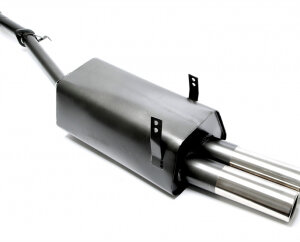 TA Technix sports rear silencer for BMW 3er Limousine, 3er Coupe, 3er Cabriolet, 3er Touring (E36) 1990-1999