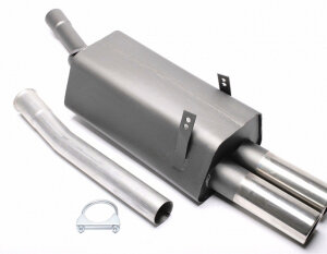 TA Technix sports rear silencer for BMW 3er Limousine, 3er Coupe, 3er Cabriolet, 3er Touring (E36) 1991-1999