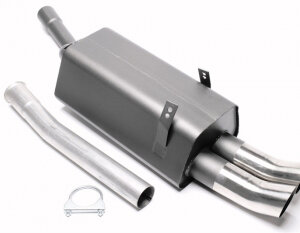 TA Technix sports rear silencer for BMW 3er Limousine, 3er Coupe, 3er Cabriolet, 3er Touring (E36) 1991-1999