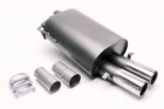 TA Technix sports rear silencer for BMW 5er Limousine (E39) 1995-2003