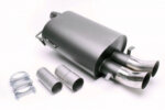 TA Technix sports rear silencer for BMW 5er Limousine (E39) 1995-2003