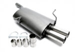 TA Technix sports rear silencer for BMW 3er Limousine, 3er Coupe, 3er Cabriolet, 3er Touring (E46) 1998-2007