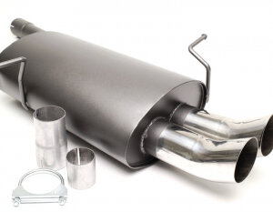 TA Technix sports rear silencer for BMW 3er Limousine, 3er Coupe, 3er Cabriolet, 3er Touring (E46) 1998-2007