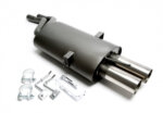 TA Technix sports rear silencer for BMW 3er Limousine, 3er Coupe, 3er Cabriolet, 3er Touring (E46) 2000