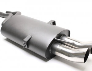 TA Technix sports rear silencer for BMW 3er Limousine, 3er Coupe, 3er Cabriolet, 3er Touring (E46) 2000