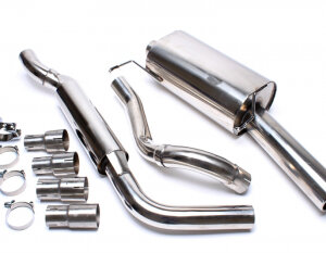 TA Technix cat-back (stainless steel) for VW Golf I Cabriolet, Scirocco II (53B) 1984-1993