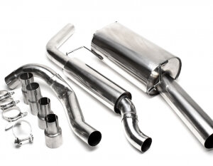 TA Technix cat-back (stainless steel) for VW Golf I Cabriolet, Scirocco II (53B) 1984-1993