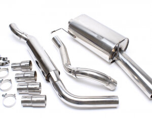 TA Technix cat-back (stainless steel) for VW Golf I Cabriolet, Scirocco II (53B) 1984-1993
