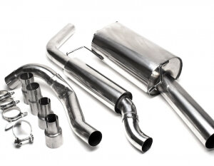 TA Technix cat-back (stainless steel) for VW Golf 1 Cabriolet ,Scirocco II (53B) 1984-1993