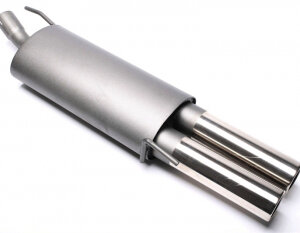 TA Technix sports rear silencer for VW Golf III, Golf III+IV Cabriolet (1H) 1991-2002