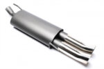 TA Technix sports rear silencer for VW Golf III, Golf III+IV Cabriolet (1H) 1991-2002