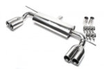 TA Technix duplex sports rear silencer (stainless steel) for Audi A3/Golf V/Golf V Plus (8P) 2003