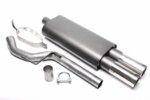 TA Technix sports rear silencer for VW Passat Limousine, Passat Variant (35I) 1988-1997