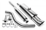 TA Technix cat-back (stainless steel) for VW Polo, Polo Coupe, Polo Classic (86C) 1987-1994