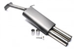TA Technix sports rear silencer for Škoda Fabia I / Polo (6Y2) 1999-2007