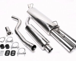TA Technix cat-back (stainless steel) for Opel Vectra A CC (J89) 1988-1995 — Motorsport only