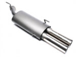 TA Technix sports rear silencer for Opel Vectra B, Vectra B-CC, Vectra B Caravan (J96) 1995-2003