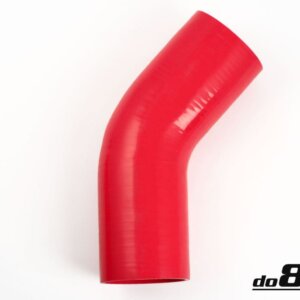 Silicone hose 45° 4" (102 mm)
