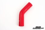 Silicone hose 45° 1" (25 mm)