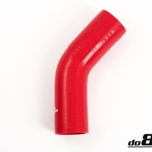 Silicone hose red 45° 2.125" (54 mm)
