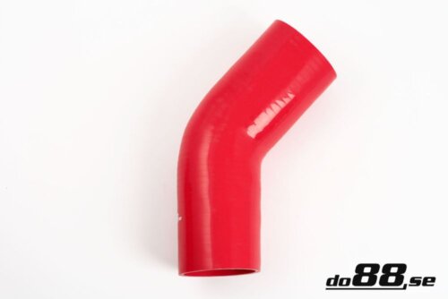Silicone hose 45° 3.5" (89 mm)