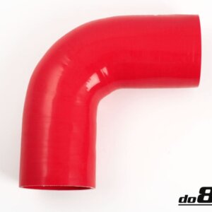 Silicone hose 90° 3.5" (89 mm)