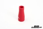 Silicone hose red reducer 1 - 1.5" (25-38 mm)