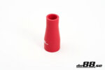 Silicone hose red reducer 1,125 - 1.25" (28-32 mm)