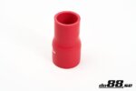Silicone hose red reducer 1,5 - 1.75" (38-45 mm)