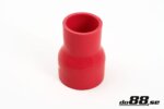 Silicone hose red reducer 2,25 - 3" (57-76 mm)