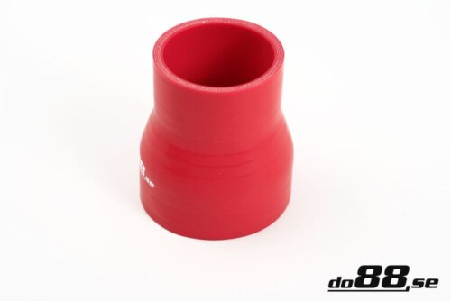 Silicone hose red reducer 2,375 - 3" (60-76 mm)