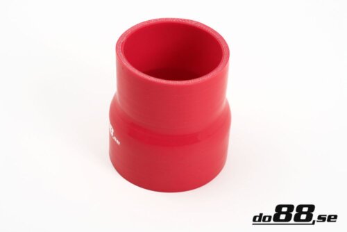 Silicone hose red reducer 2,75 - 3" (70-76 mm)
