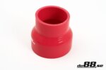 Silicone hose red reducer 3 - 4" (76-102 mm)