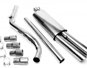 TA Technix cat-back (stainless steel) for VW Golf II (19E) 1983-1991 — Motorsport only