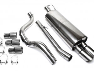 TA Technix cat-back (stainless steel) for Audi A3, Leon, Golf IV (8L) 1996-2005 — Motorsport only