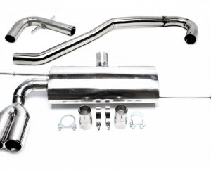 TA Technix cat-back (stainless steel) for Audi A3, Golf V, Golf Plus (8P) 2003-2013 — Motorsport only