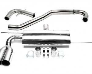 TA Technix cat-back (stainless steel) for Audi A3, Golf V, Golf Plus (8P) 2003-2013 — Motorsport only