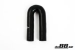 Silicone hose black 180° 0.75" (19 mm)
